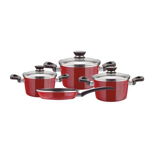 Set de ollas acero Vitrificado 7 piezas