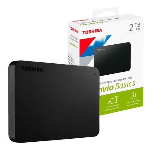 Disco duro externo Toshiba Canvio 2TB, USB 3.0