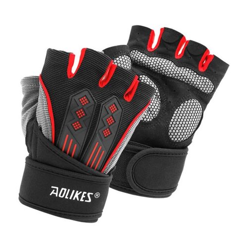 Guantes Deportivos AOLIKES A-115 Gym Levantamiento Pesas