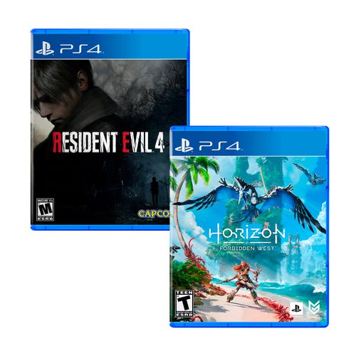 Resident Evil 4 + Horizon Forbidden West Playstation 4