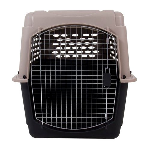 Transportador Vari Kennel Ultra Fashion Negro Crema Petmate XL