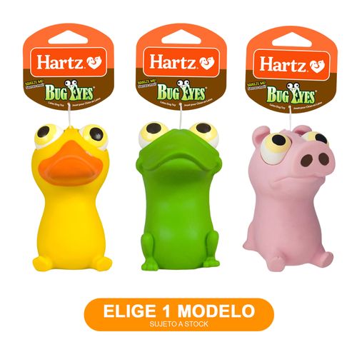 Juguete de Látex para Perros Hartz Bug Eyes Dog Toy Mediano