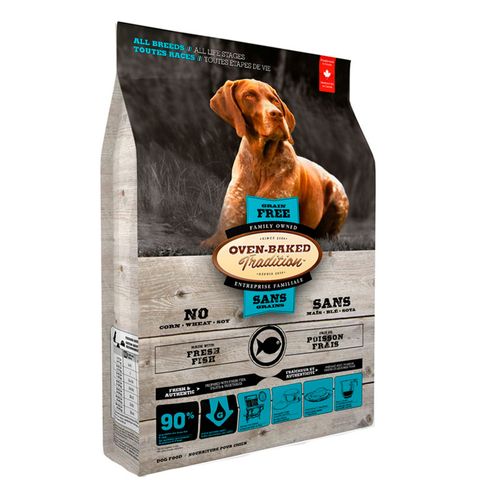 Comida Perro Todas Razas Oven Baked Tradition sin Granos Pescado Fresco 2.27kg