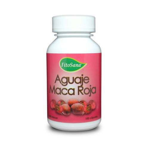 CÁPSULAS AGUAJE - MACA ROJA 100U