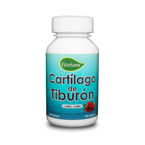 CÁPSULAS DE CARTÍLAGO DE TIBURON + CAMU CAMU 100U