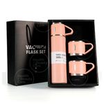 TERMO-DE-ACERO-INOXIDABLE-CON-2-TAZAS---BOLSA-DE-REGALO-COLOR-ROSADO