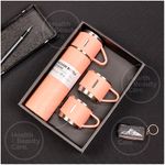 TERMO-DE-ACERO-INOXIDABLE-CON-2-TAZAS---BOLSA-DE-REGALO-COLOR-ROSADO