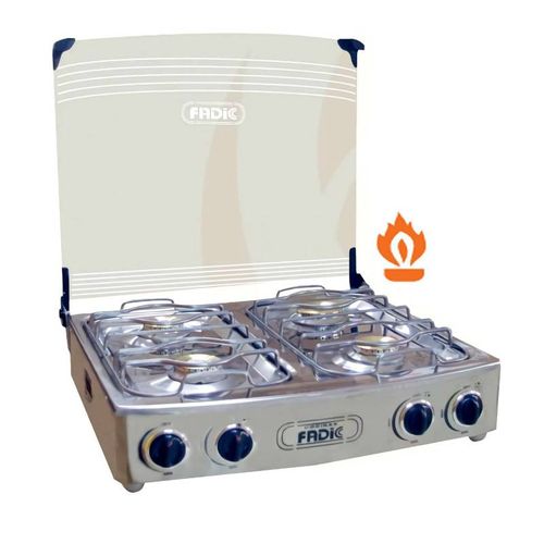 Cocina de Mesa con Tapa de Vidrio Aurora 22 4H