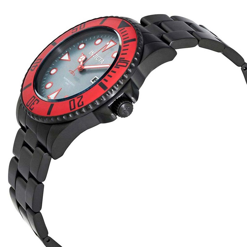 Reloj-Invicta-Pro-Diver-90296-Fecha-Acero-Inoxidable-Negro-Rojo