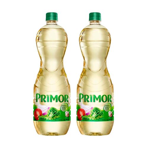 Pack Aceite Vegetal PRIMOR Clásico Botella 900ml x 2un