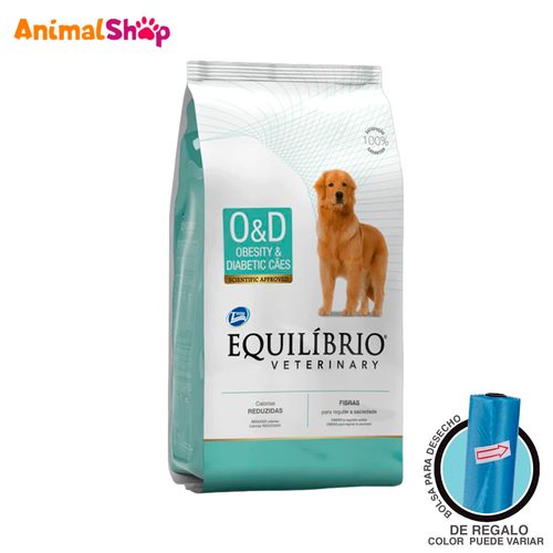 Comida De Perro Equilibrio Dog Obesity - Diabetic 2 Kg