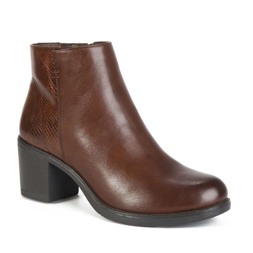 Botin Casual con taco Mujer 7649 MARRON