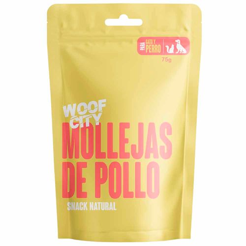 Comida para Perros WOOF CITY Mollejas de Pollo Bolsa 75g