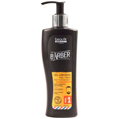 Gel Limpiador Piel + Barba BEAUTIK Men Only Frasco 200ml