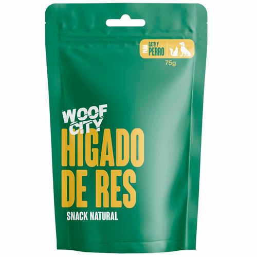 Comida para Perros WOOF CITY Hígado de Res Doypack 75g