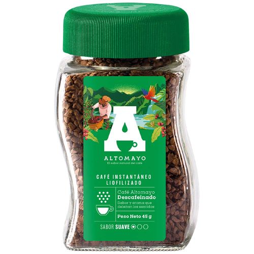 Café Instantáneo ALTOMAYO Descafeinado Frasco 45g