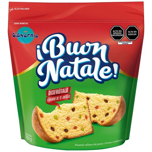 Panetón DONOFRIO Buen Natale Bolsa 750g