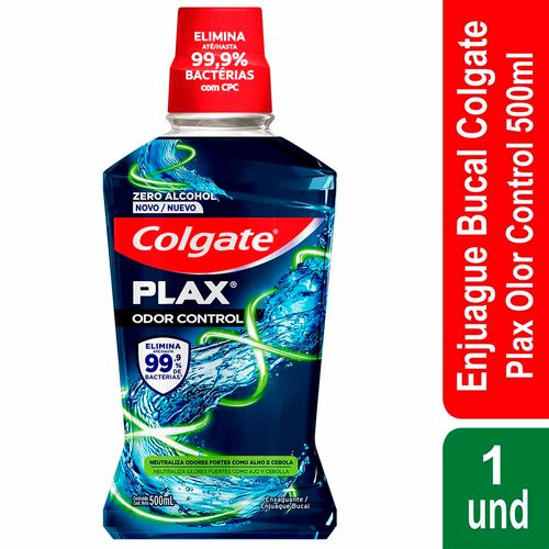 Enjuague Bucal Colgate Plax Odor Control Frasco 500ml