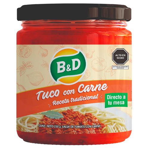 Tuco con Carne B&D Frasco 230g