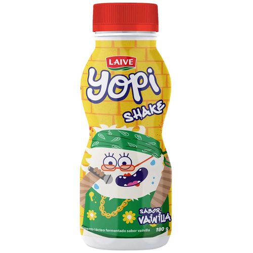 Alimento Lácteo LAIVE Yopi Shake Sabor a Vainilla Botella 180g