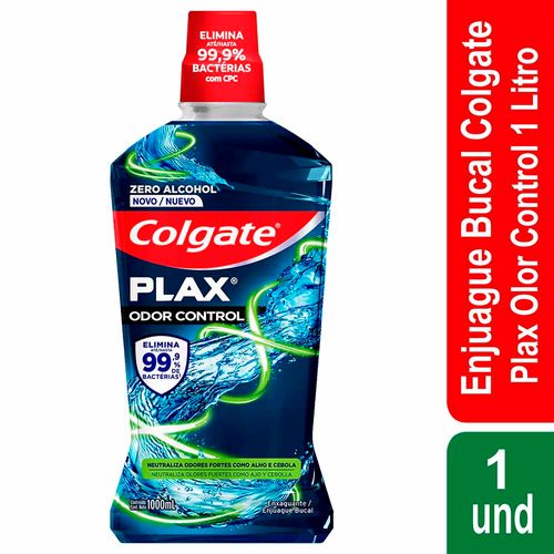 Enjuague Bucal Colgate Plax Odor Control Frasco 1L