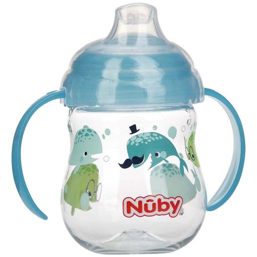 Vaso para Bebé NUBY Grip n Spill con Asa