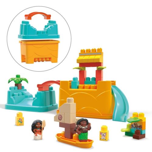 Juguete De Construcción Mega Bloks Aventura Moana Y Maui