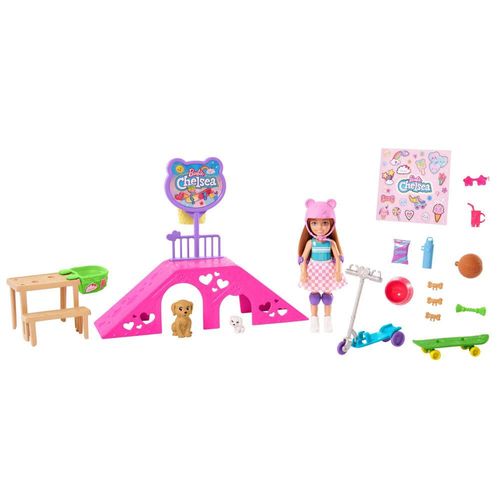 Set Barbie Skipper Pista De Patinaje