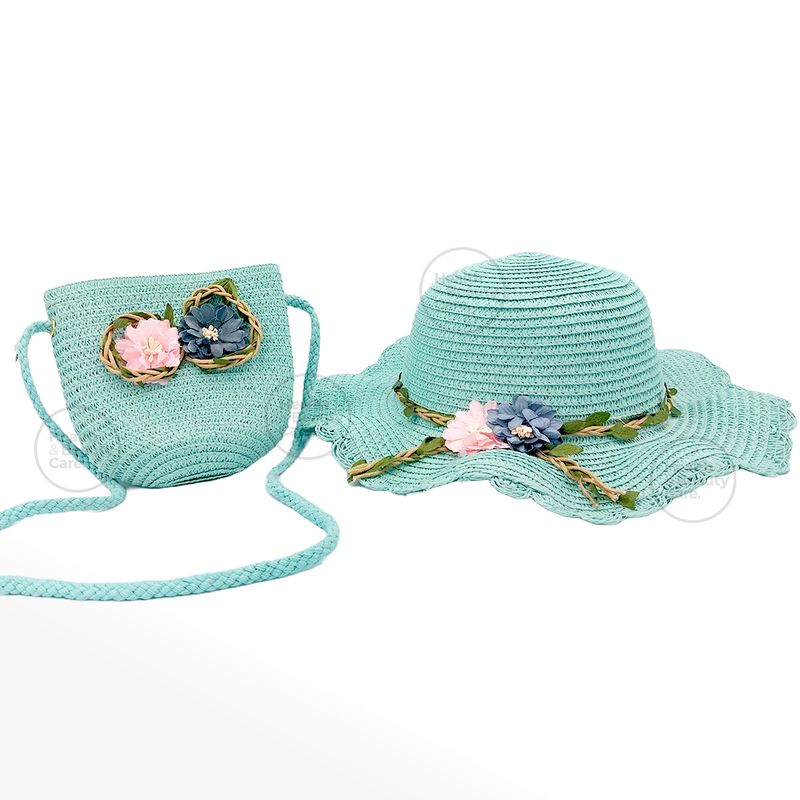 SOMBRERO-DE-PAJA-CON-FLORES-MAS-BOLSO-PARA-NIÑA-COLOR-CELESTE