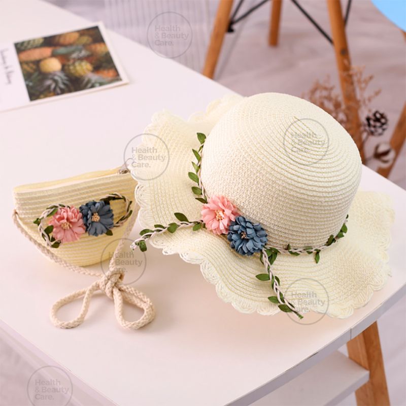 SOMBRERO-DE-PAJA-CON-FLORES-MAS-BOLSO-PARA-NIÑA-COLOR-PERLA