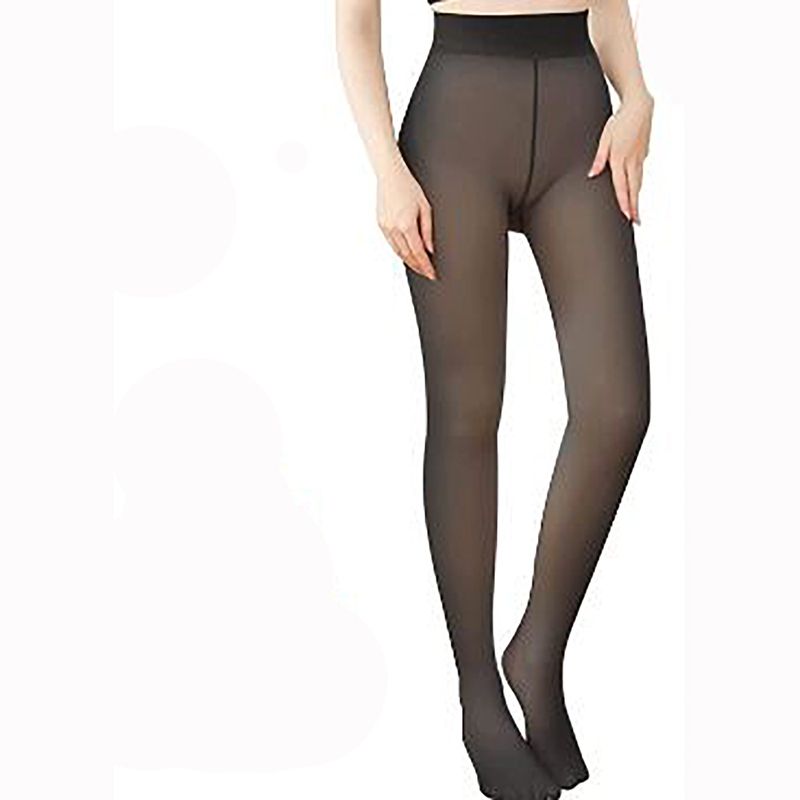 Medias-Pantis-abrigadoras-Termicas-tipo-piel-para-mujer-en-negro-