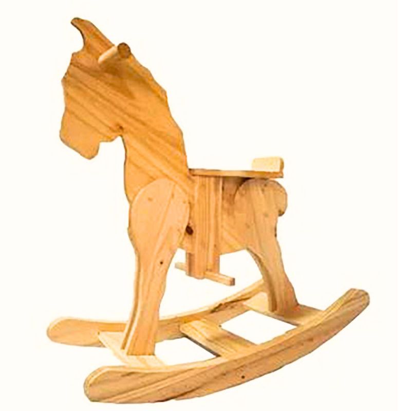 Caballito mecedora de madera online