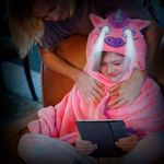 Manta-Abrigo-con-Capucha-con-Luces-LED-Unicornio-Rosado-MD