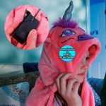 Manta-Abrigo-con-Capucha-con-Luces-LED-Unicornio-Rosado-MD