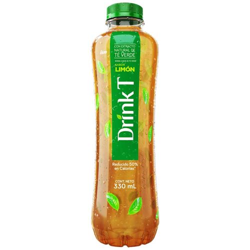 Bebida a Base de Té Verde DRINK T Limón Botella 330ml