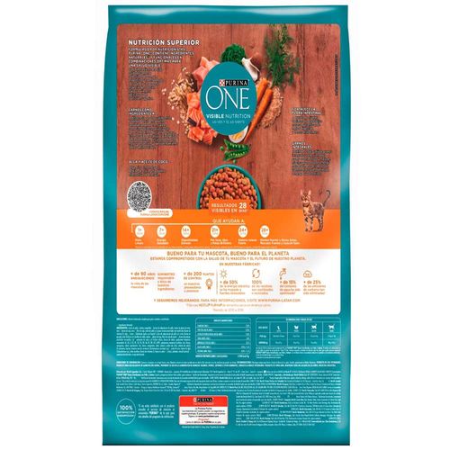 Alimento para Gatos Estirilizados ONE Adulto Todas Las Razas Bolsa 6Kg