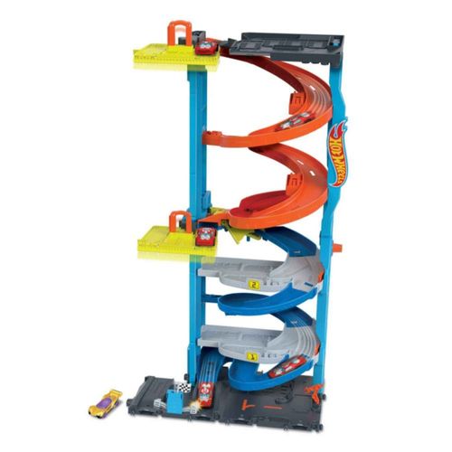 Pista Hot Wheels Torre Carreras Doble Altura