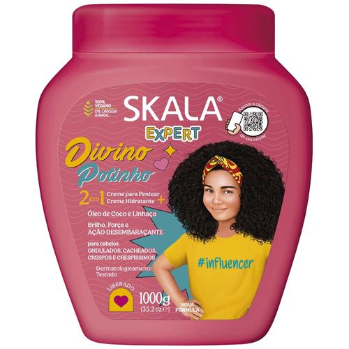 Máscara de Tratamiento 2 en 1 SKALA Expert Divino Potinho Kids Pote 1000g