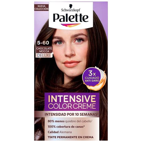 Tinte Capilar PALETTE Cuidado Anti-Daño 5-60 Chocolate Mocca Caja 50ml