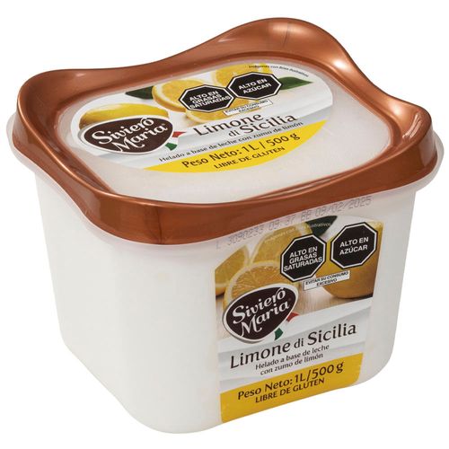 Helado SIVIERO MARIA Limone di Sicilia Pote 1L