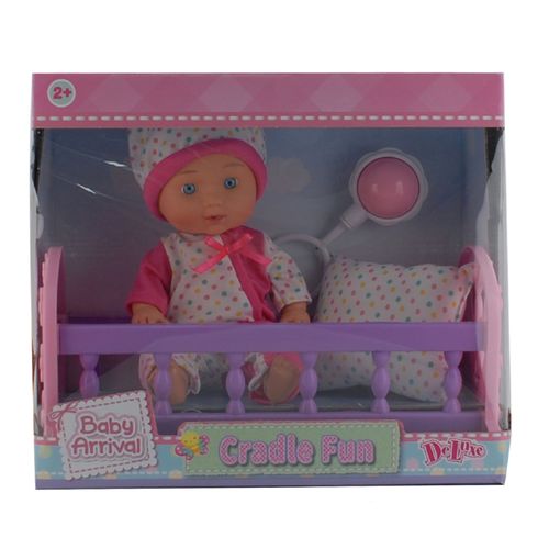 Muñeca Deluxe Bbay Arrival Cradle Fun