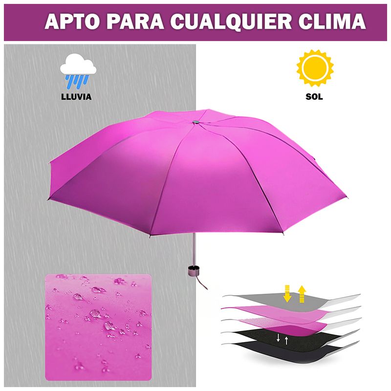 Paraguas-Plegable-Sombrilla-de-Mano-para-Sol-Lluvia-K02-Fucsia