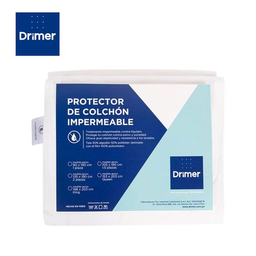 Protector Colchon Impermeable Queen Drimer