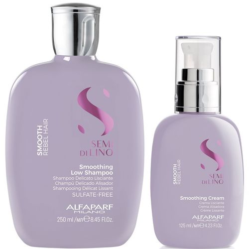 Shampoo Anti Frizz Sin Sal 250ml + Crema Alfaparf Smooth