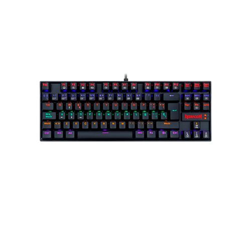 Teclado Gamer Redragon Kumara K552W Rgb-Black Spanish Blue Switch TKL