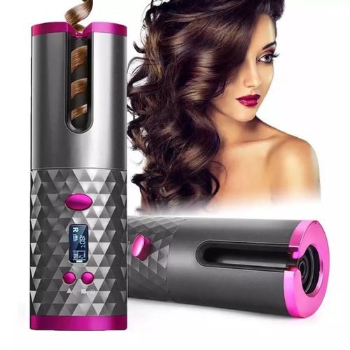 Rizador De Cabello Automático Inalámbrico Pantalla LCD