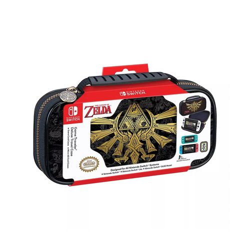 Estuche Protector Game Traveler Deluxe Travel Case Para Nintendo Switch Hyrule Crest