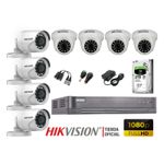Kit-8-Camaras-Seguridad-Hikvision-Full-Hd-1080P---Disco-2Tb-Oferta-P2P