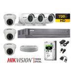 Kit-6-Camaras-Seguridad-Hikvision-Hd-720P---Disco-2Tb-Completo-P2P