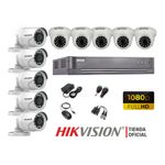 Kit-10-Camaras-Seguridad-Hikvision-Full-Hd-1080P---Cable-Hdmi-Oferta